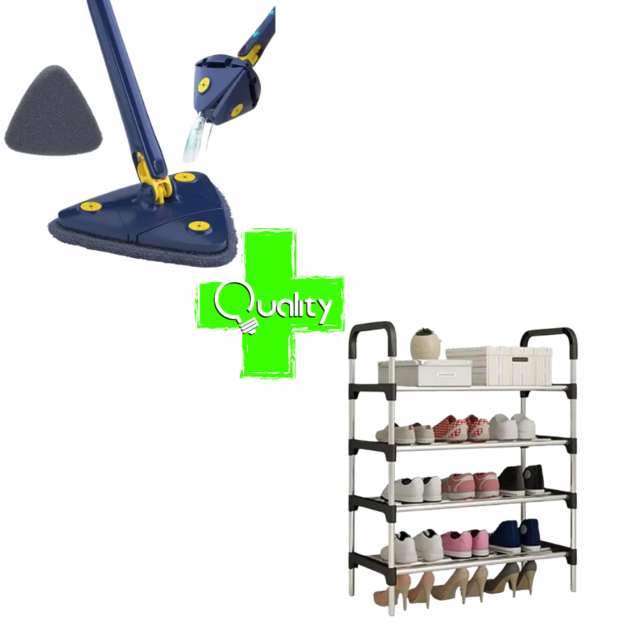 ZATATERO 4 NIVELES + TRAPERO TRIANGULAR